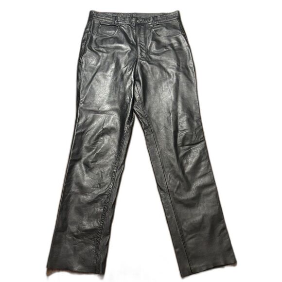 Fmc Other - Motorcycle Pants Men Biker Sport Motorbike Genuine Leather Pants Riding sz 34